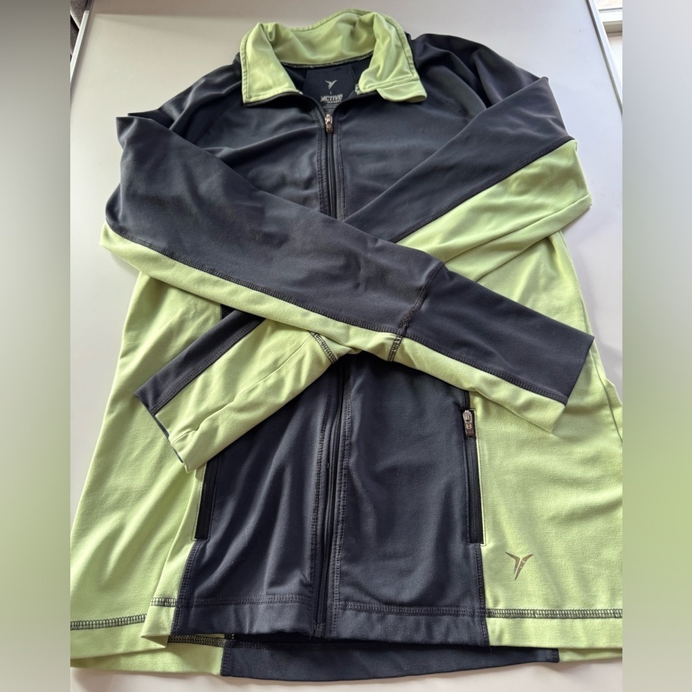 Old Navy womens Two-Tone zip up jacket